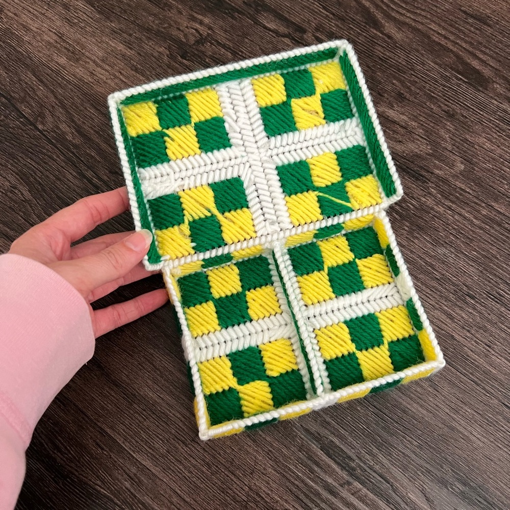 Vintage Knit Deck of Cards + Keepsake Box